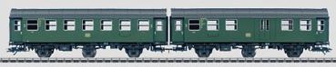Umbauwagen-Paar 2. Klasse B3yg-54 und 2. Klasse mit Gepäckraum BD3yg-54