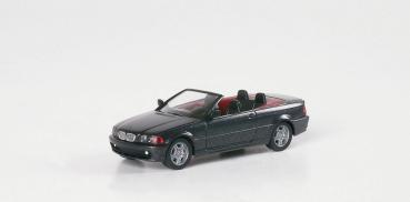 BMW 3er Cabrio, schwarz metallic