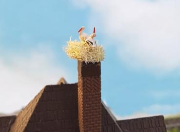 Störche im Nest