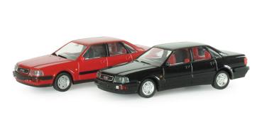 Audi V8 Quattro, rot-metallic