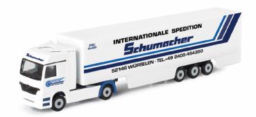 Mercedes Benz Actros LH '02 Koffer-Sattelzug "Schumacher"