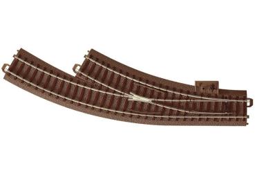 C-Gleis Bogenweiche, R1, 30°, rechts