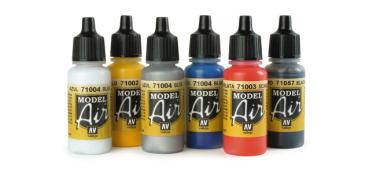 Airbrush Farbenset 6 Farben