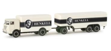 Büssing LU 11/16 Koffer-Hängerzug "Henkell Trocken"