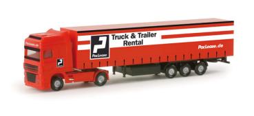 DAF XF Gardinenplanen-Sattelzug "Paclease"