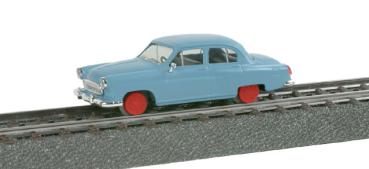 Wolga M 21 Schienenfahrzeug, blau