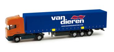 Scania R 04 TL Gardinenplanen-Sattelzug "Van Dieren Maritime" (NL)