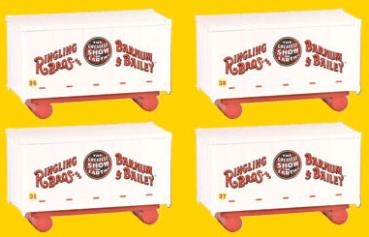 Ringling Bros. Wagen, 4-tlg.