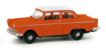 DKW Junior, rotorange, weißes Dach