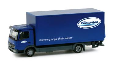 Mercedes-Benz Atego Koffer-LKW mit Ladebordwand "Wincanton"