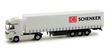 Mercedes-Benz Actros LH Gardinenplanen-Sattelzug "Schenker"