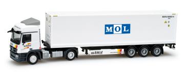 Mercedes-Benz Actros L 08 Container-Sattelzug mit drei Containern "Schmid Regensburg / MOL"