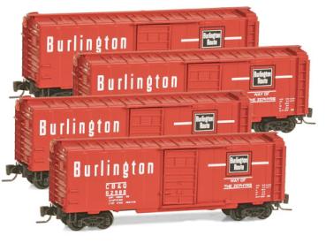 40´ Boxcars - Chicago, Burlington & Quincy