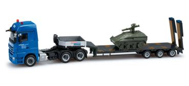 Mercedes-Benz Actros LH 08 Semitieflade-Sattelzug mit Ladegut Wiesel "Hegmann"