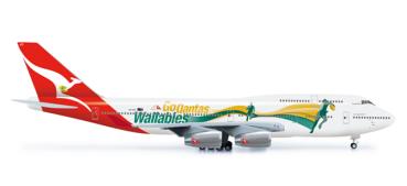 Qantas Boeing 747-400 "Go Wallabies"