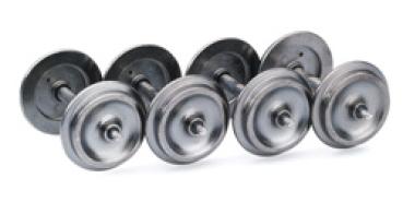 Radsatz Metall voll, 4 Stk.