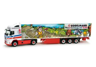 Volvo FH GL. XL Gardinenplanen-Sattelzug "Godelmann Märchentruck III, Fürmetz"