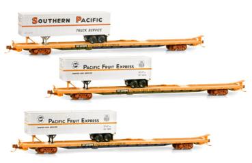 89´ Flatcars - Pacific Fruit Express