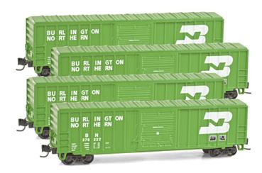 50' Boxcars - Burlington Northern