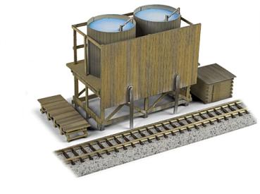 Civil War Era Watertank, Pumphouse, Loading Dock Kit