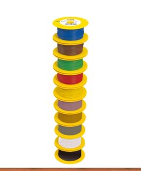 Litze 0,14 mm², weiß, 100m-Spule