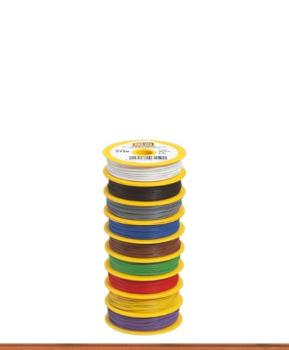 Schaltlitze, 0,14 mm², grau, 25m-Spule