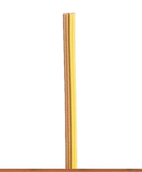 Flachbandlitze, 0,14mm², braun/gelb, 50m