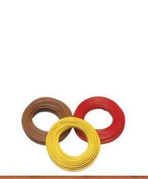 Digital-Flachbandlitze, 0,25 mm², gelb, 10m-Ring
