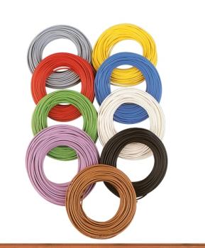 Decoderlitze, 0,05 mm², schwarz, 10m-Ring