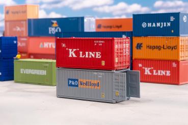 20' Container "K-LINE" und "P&O"