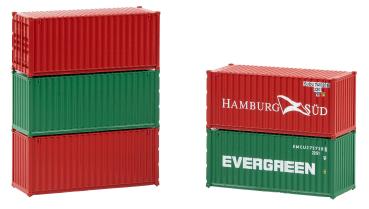 20' Container, 5er-Set