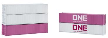 40' Container "ONE", 5er-Set