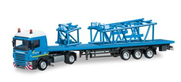 Scania R HL Rungen-Sattelzug mit Kopfstück und Reduzierstück für Liebherr Raupenkran LR 1600/2 "Felbermayr"