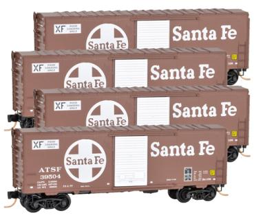 40´ Box Cars - Atchison, Topeka & Santa Fe