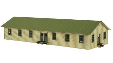 Military Single Story Barracks Kit