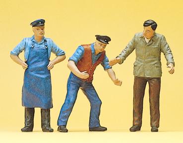 Güterbodenpersonal, 3 Figuren, 1:32
