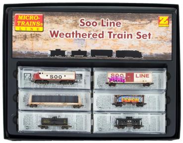Soo Line - F-7 ohne Gleismaterial, gealtert