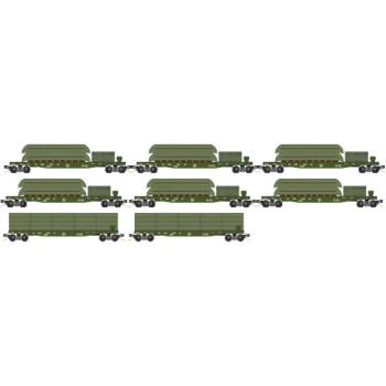 50´ Flatcars - Army Pontoon Bridge