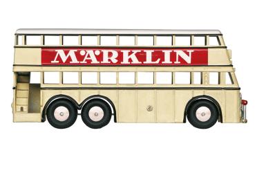 Doppeldeckerbus mit Werbebeschriftung "Märklin"
