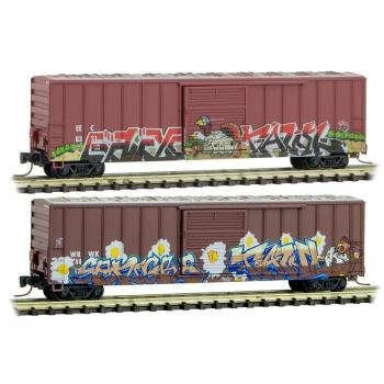 50´ Boxcars - "Birds-of-a-Feather", 2-tlg.