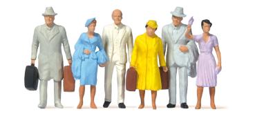 6 stehende Reisende, 1:43