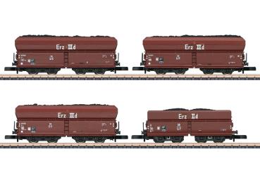Güterwagen-Set "Kohlenverkehr", DB, 4-tlg., Ep.III