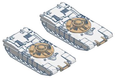 M1 Panther Mine Clearing Vehicle