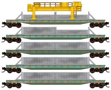 Tie Loader - Union Pacific