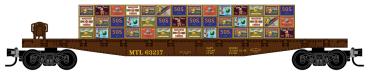 Medford Talent & Lake Creek - 50’ Flat Car #63217