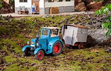 Bulldog mit Schäferwagen