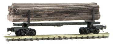 40´ Modern Log Car with Log Load