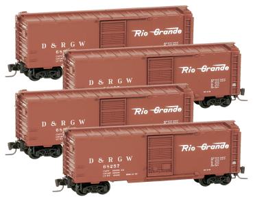 40´ Boxcars - Denver & Rio Grande Western