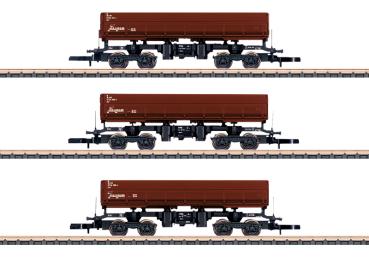 Seitenkippwagen-Set Fas 126, DB-AG, 3-tlg., Ep.VI