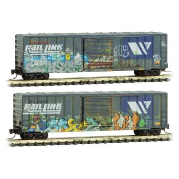 50´ Boxcars - Montana Rail Link, 2-tlg.